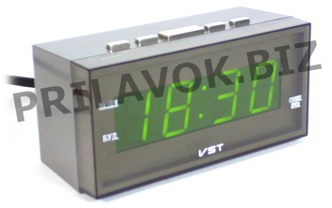 Говорящие LED часы VST-772T-2