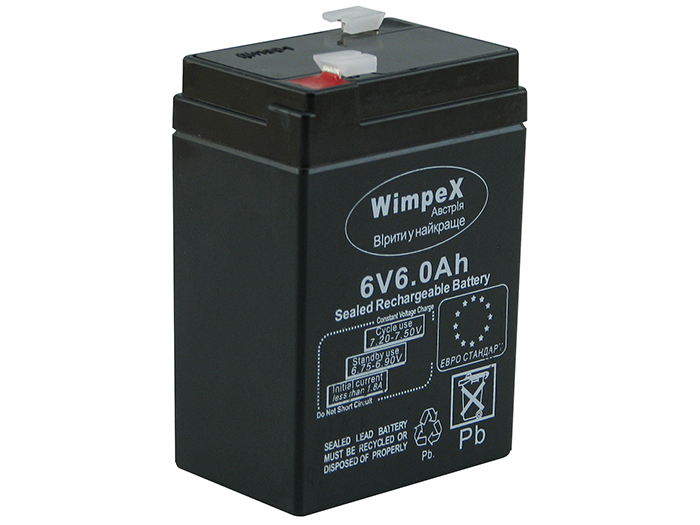 Аккумулятор Wimpex 6V/6Ah