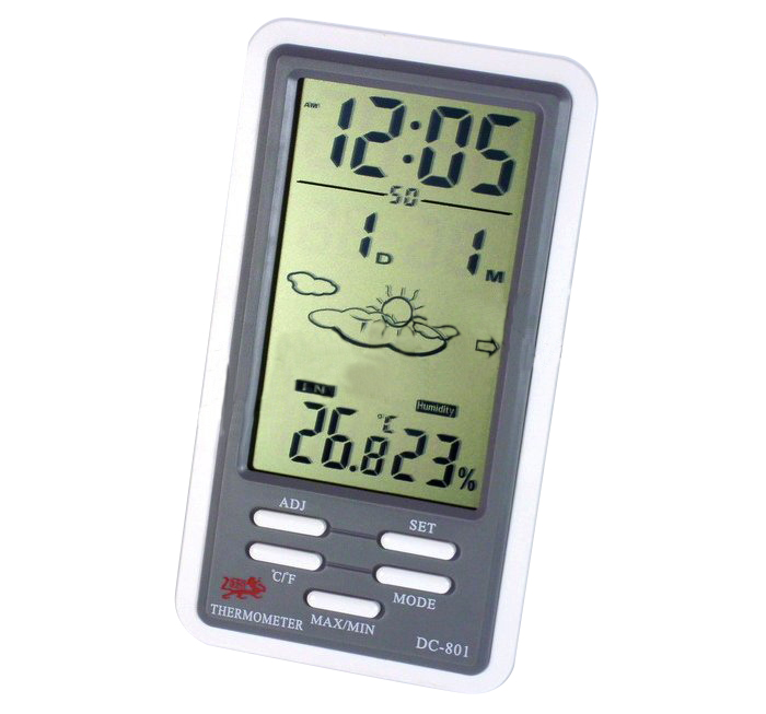 Термометр с измерителем влажности DC-801