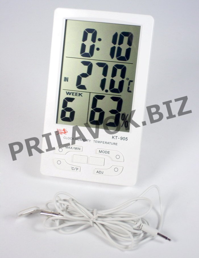 Термометр с измерителем влажности KT-905