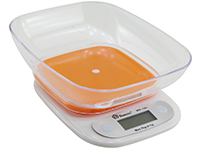 Фото Кухонные весы Domotec MS-125 оранжевая платформа