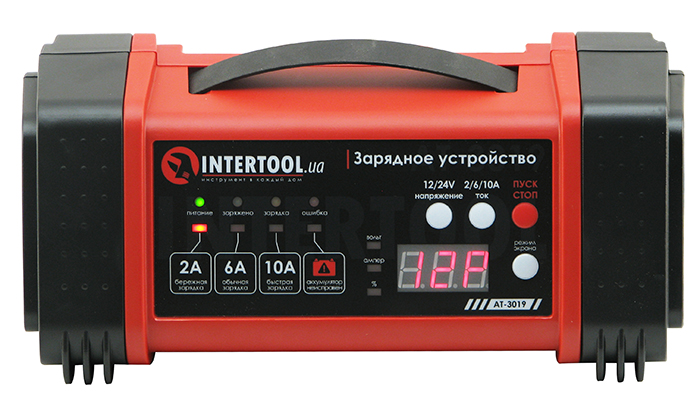Зарядное устройство Intertool AT-3019 12/24 В