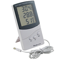 Фото Электронный термометр с гигрометром TA-318